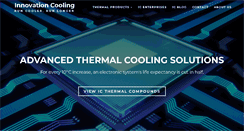 Desktop Screenshot of innovationcooling.com